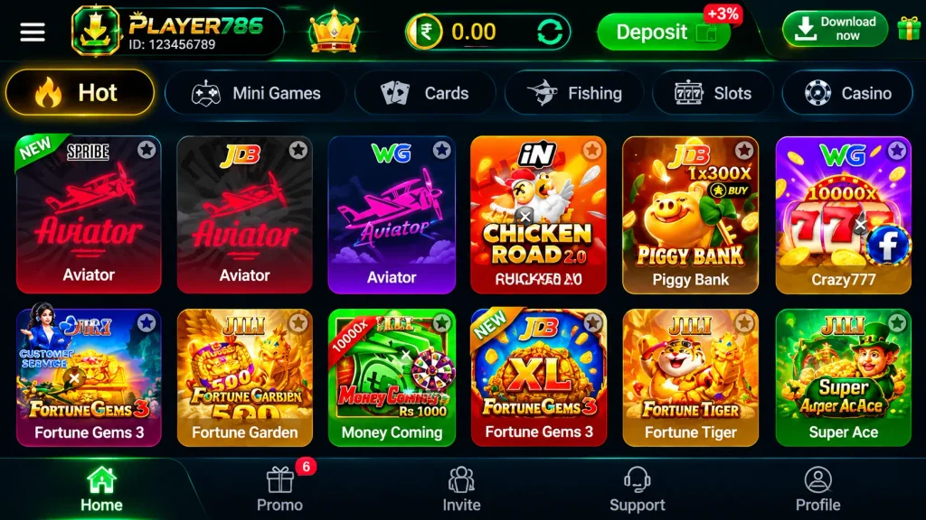 PLAYER786 GAME